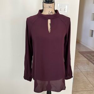 NWT! Lyssé Chiffon Tunic Top